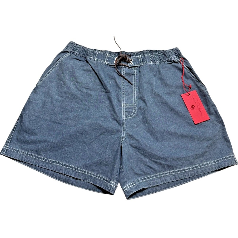 Southern Proper Mens Hatchie Shorts Washed Navy Size XLarge‎ NWT $75